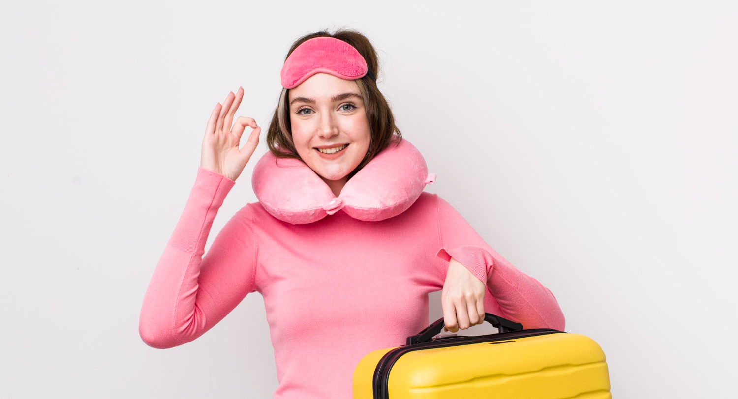 How to Wear a Travel Pillow