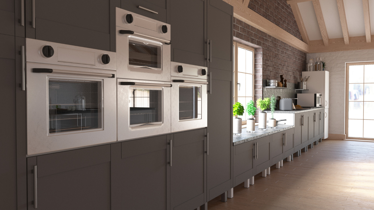 pale grey light grey kitchen cabinets